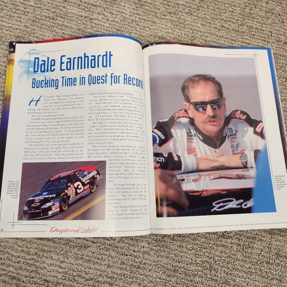 NASCAR 2001 Daytona 500 Race Day Souvenir Program Magazine Poster Newspaper CD - Picture 4 of 8